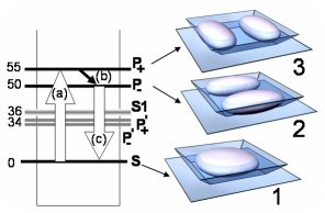 Polaron Laser Scheme